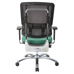 Vertical Black Mesh Back Chair